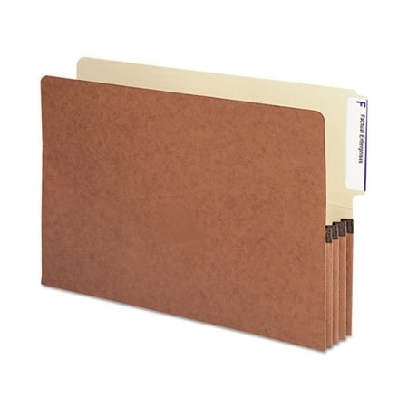 Smead Smead, REDROPE DROP-FRONT END TAB FILE POCKETS, 3.5in EXPANSION, LEGAL SIZE, REDROPE, 10PK 74624